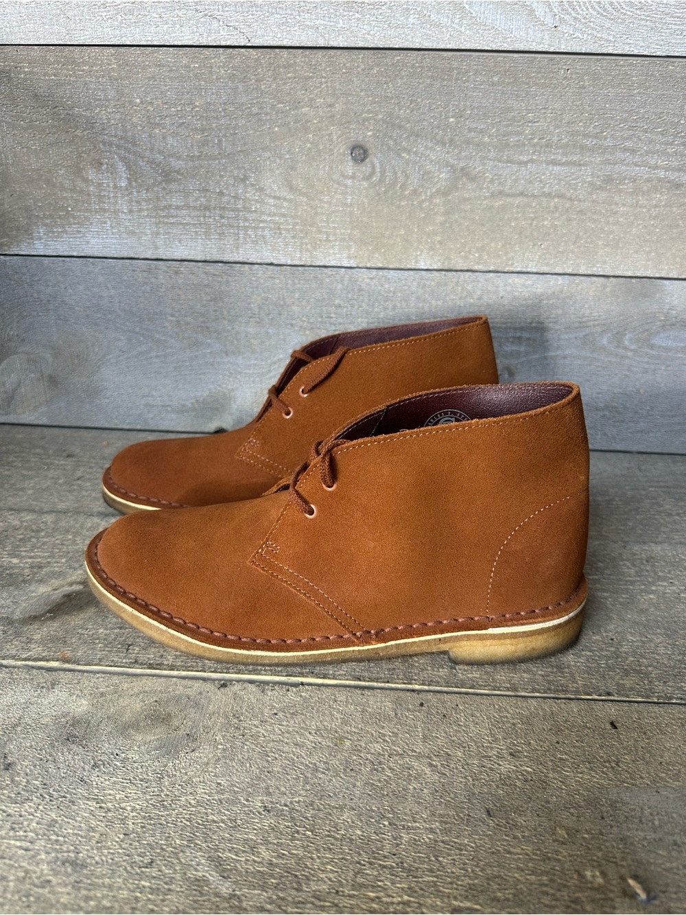 Clarks Originals Women's US 9 Desert Boots Charles F Stead Chukka Gumshoe Sole